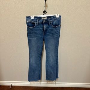 Madewell jeans. Cali-Demi boot size 29